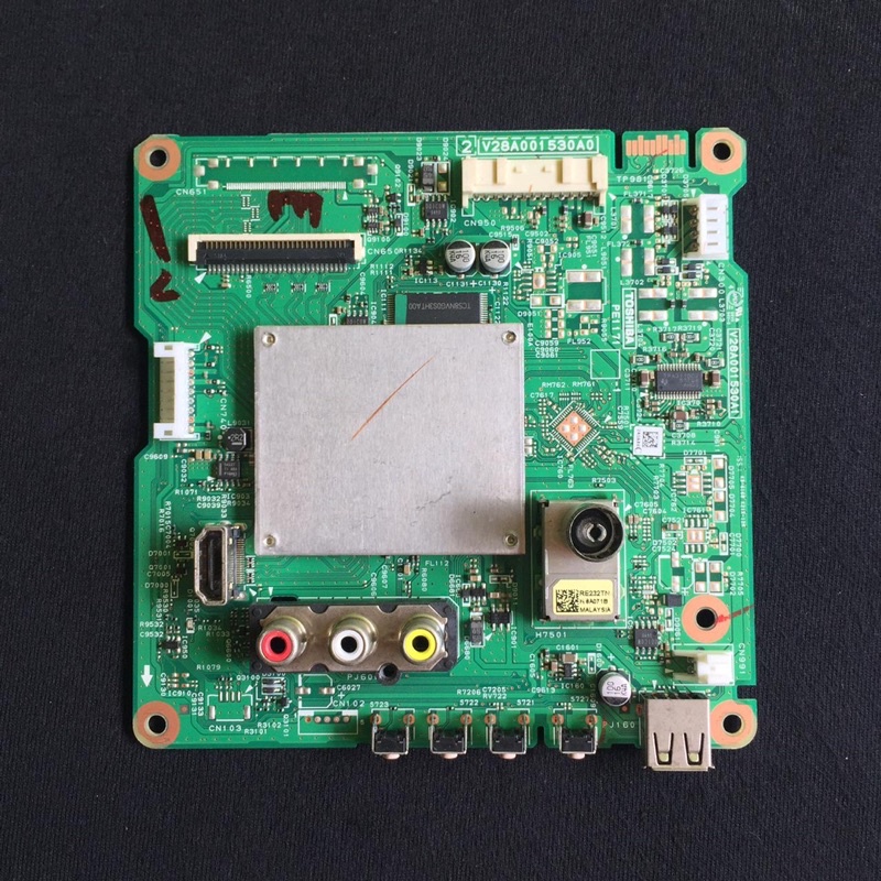 MB - MAINBOARD - MESIN TV TOSHIBA 32P2400VJ - 32 P 2400 - 32 P - 32P - 32 - VJ
