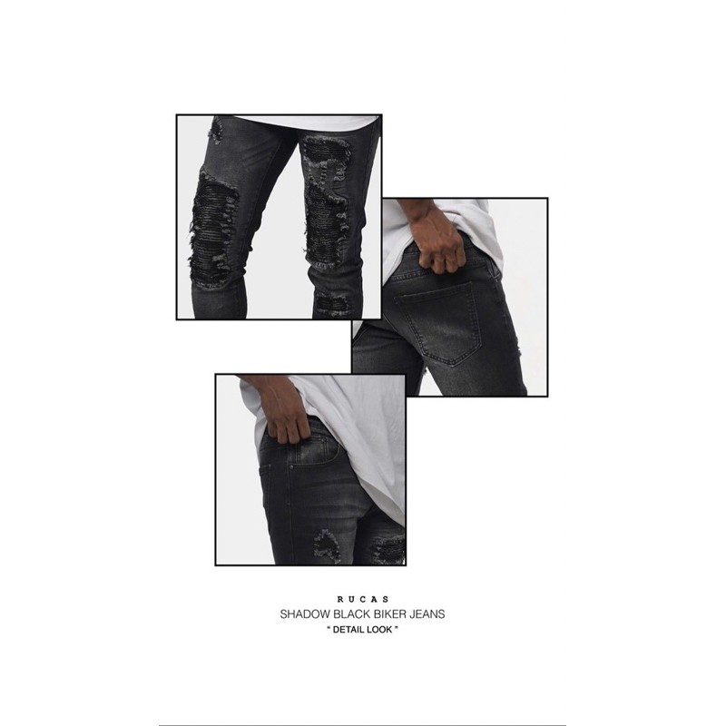 Rucas Shadow Black Biker - 32