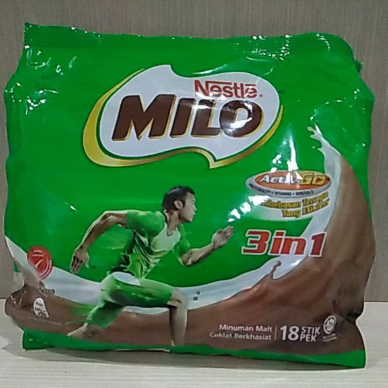 

Milo Import Malaysia Activ-Go 3 in 1 /18Stik Sachet