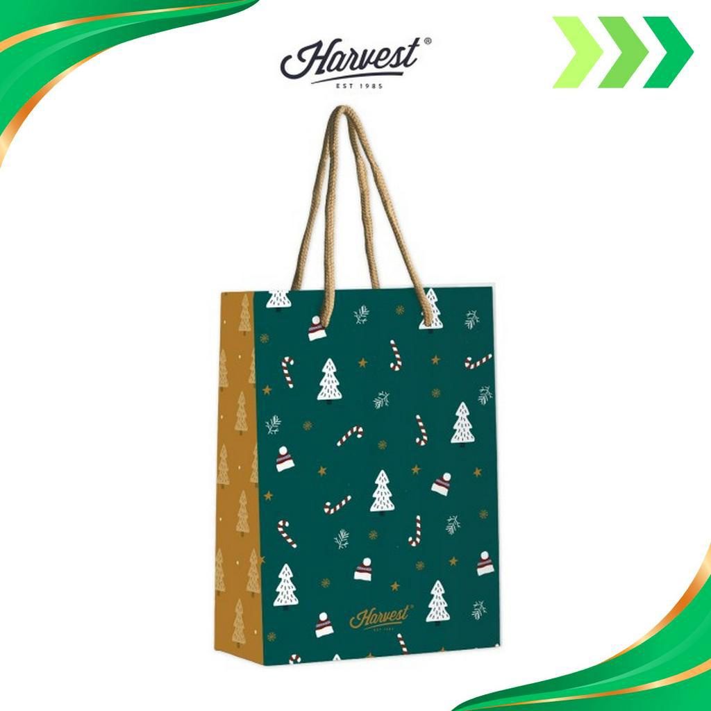 

RESTOK GAN Paper Bag Natal Christmas Harvest Rejoice Xmas L Green