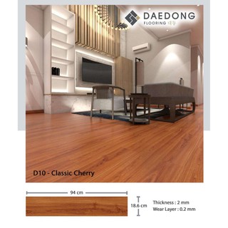 Terbaru Lantai Vinyl Kayu DAEDONG FLOORING  2mm 