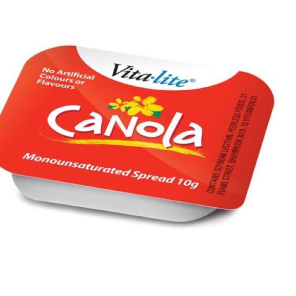 

CGS 10 Cup Canola Vitalite Margarine Cup (lemak tambahan nabati) ✥ ✥ ｀