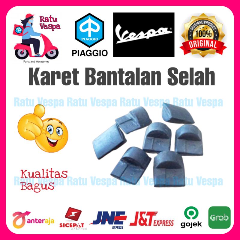 Karet Bantalan Selah (Kick Starter) Vespa Super,Sprint,Bajaj,PX,PS