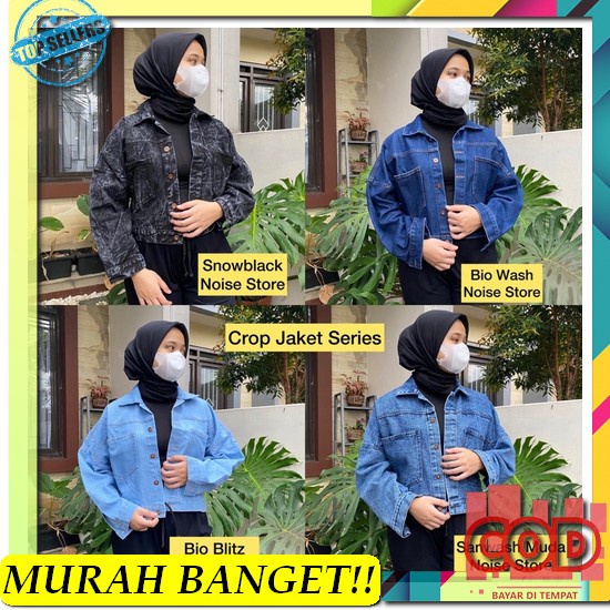Jaket Wanita Korea Import Cwe Distro Cewek Jins Uo554 Jaket Levis Yw15 Jaket Jeans Wanita Crop Serie