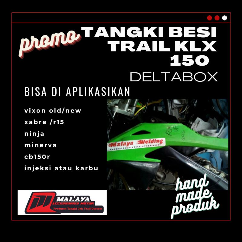 Tangki klx pnp  vixion cb150 r r15 xabre ninja injeksi atau karbu