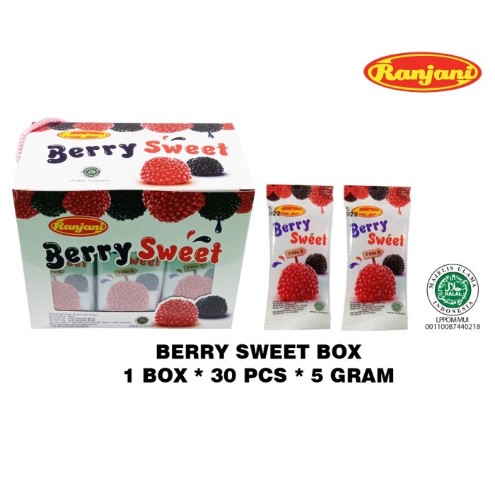 

[BOX] Jelly Cone/ Berry Sweet Ranjani 5gram x 30pcs