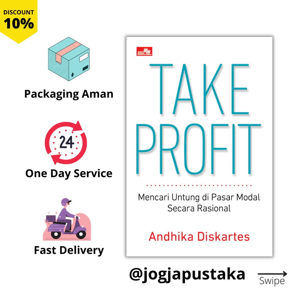 Buku Take Profit: Mencari Untung di Pasar Modal Secara Rasional - Andhika Diskartes