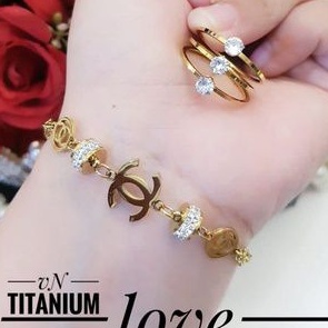 TiTanium set gelang cincin Z10