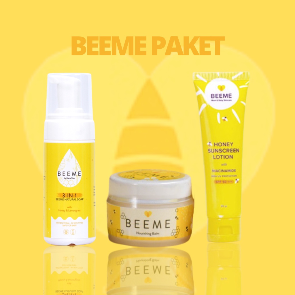 Paket Skincare Anak Perawatan Kulit Bayi Beeme Beemee Bemee Beme Bemme Beemme Bemmee Beemmee Bumil Busui Original Bpom Menutrisi Melembabkan Wajah