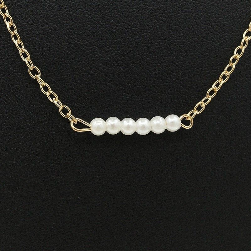 Kalung Korea Klavikula Liontin Mutiara Pearl Korean Necklace