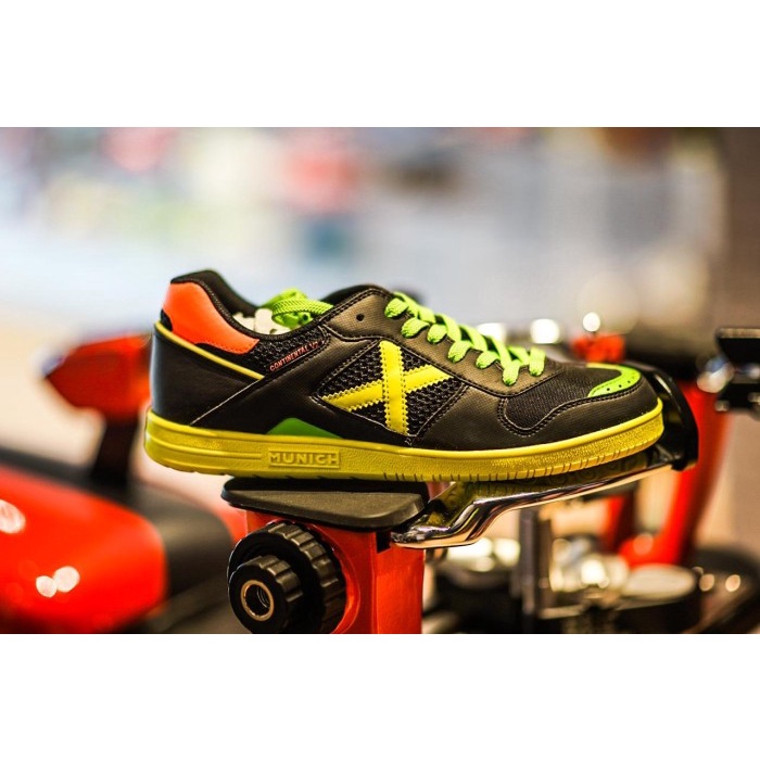 SEPATU FUTSAL X MUNICH CONTINENTAL V2 27 100% ORIGINAL IN ( BLACK ) TERMURAH 