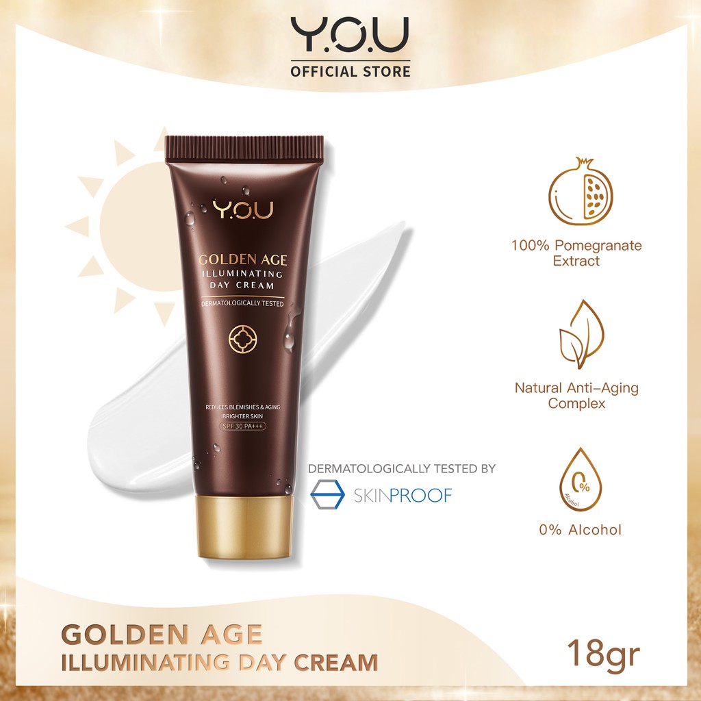 YOU Golden Age Illuminating Day Cream 18g ~ ORIGINAL 100%