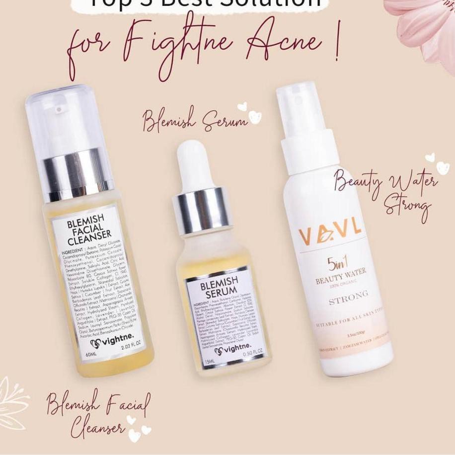 VAVL PAKET BYE ACNE  Free pouch &amp; gift