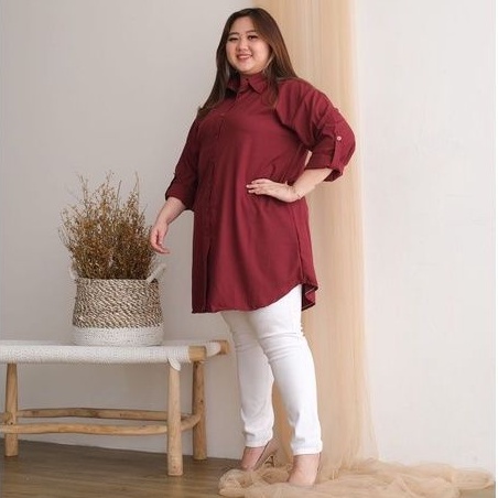 Long tunik jumbo kringkle xxxl ld 130