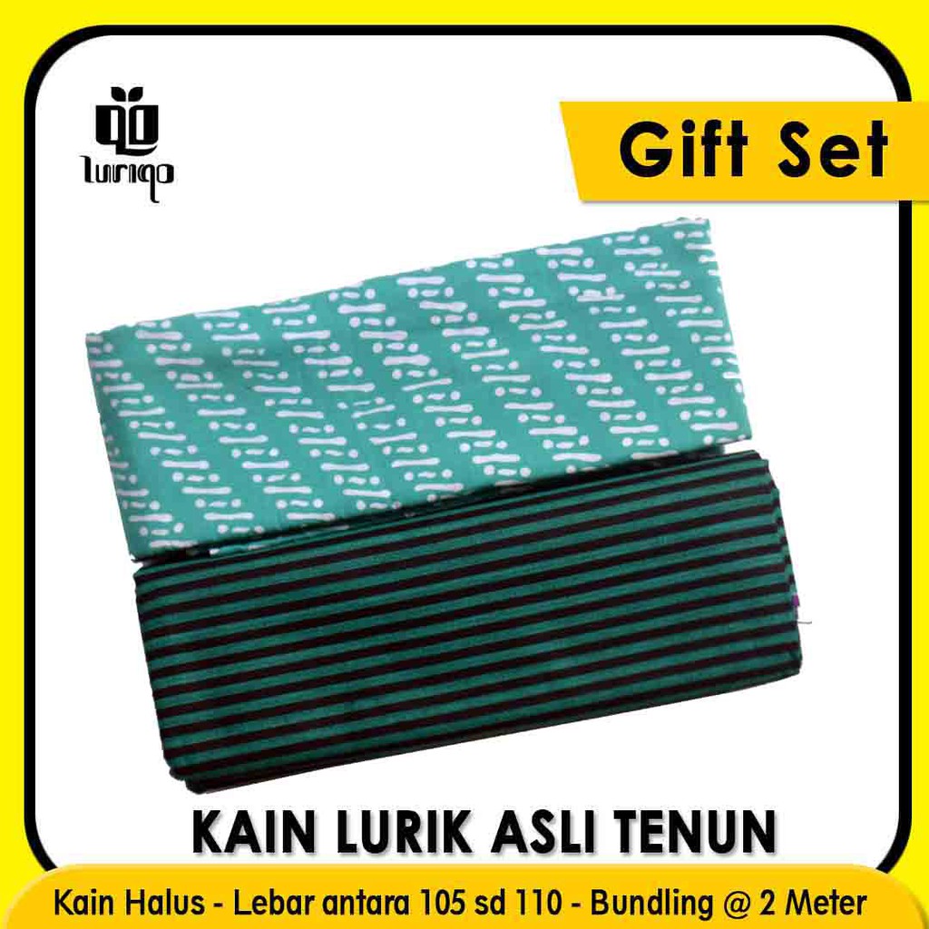 

BAHAN BATIK LURIK UNTUK BINGKISAN SATU SET - GIFT TOSCA