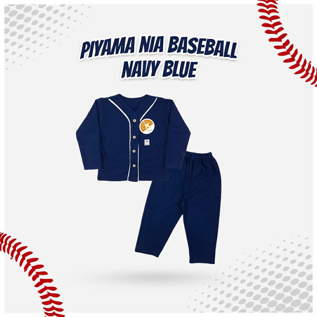 NEW SALE!!! Nia / Baju Setelan Piyama Baju Tidur Bayi Baju Nia Premium Baseball