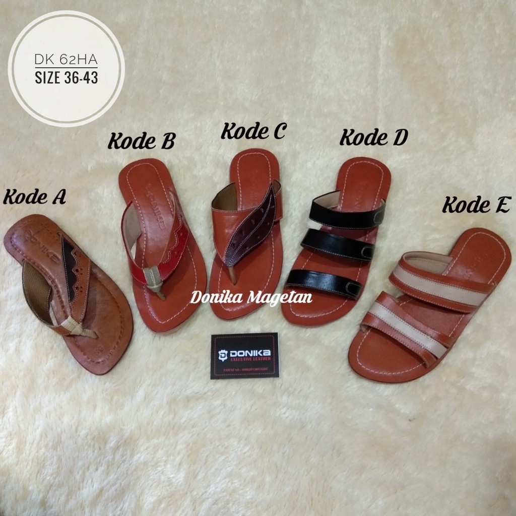 SANDAL KULIT WANITA (SANDAL MAGETAN)