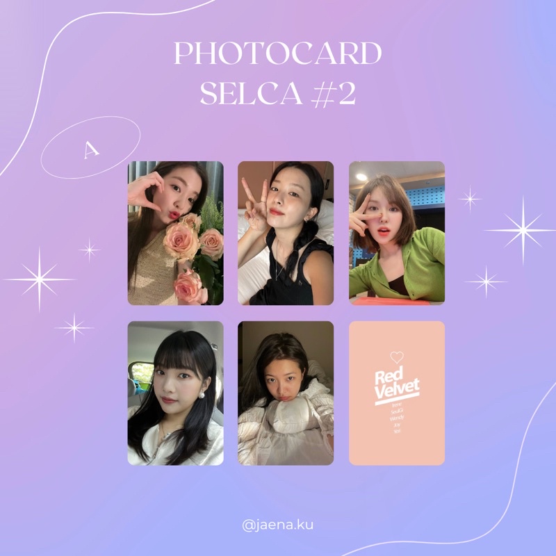 [RED VELVET] PHOTOCARD SELCA #2 RED VELVET ‼️BACA DESKRIPSI‼️