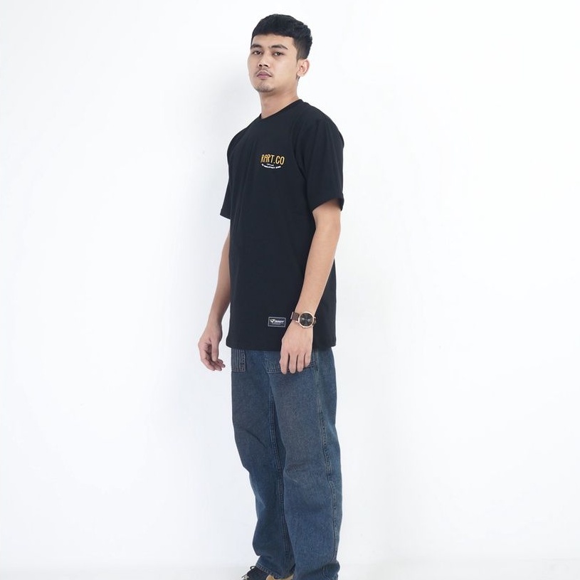 BAJU KAOS TSHIRT RACING PRIA WANITA VESPA HITAM / RART.CO TSHIRT TRC008