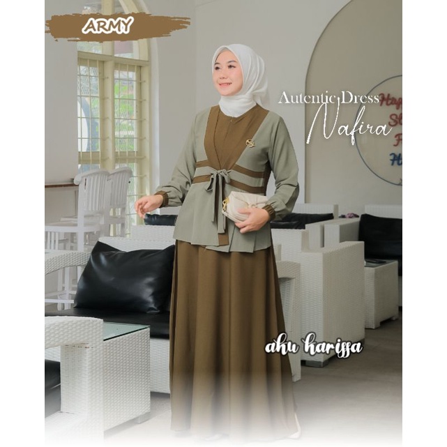 GAMIS NAFIRA ORIGINAL AKU KARISSA DRESS WANITA TERBARU BEST SELLER KEKINIAN