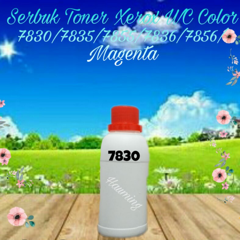 Serbuk Toner Xerox WC 7525 7530 7535 7545 7556 7830 7835 7855 7800 7900 7836 7856 Magenta 1x Isi