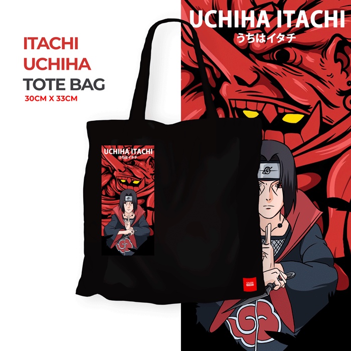 Galeri Otaku - Totebag Kanvas Uciha Itachi Edition