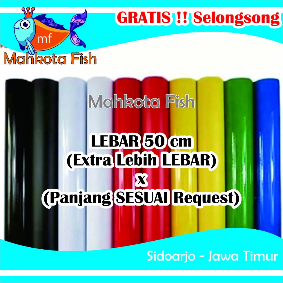 Stiker Aquarium PROMO!! (Extra Lebih Lebar 50cm) | Skotlet Aquarium | Background Aquascape GRATIS PACKING SELONGSONG