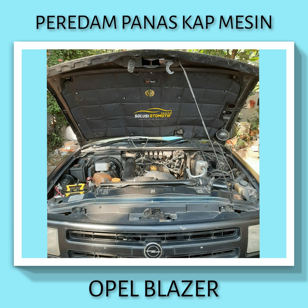 OPEL BLAZER VTECH Ori Pelindung Peredam Panas Kap Mesin Aksesoris Variasi Mobil Bonus Klip
