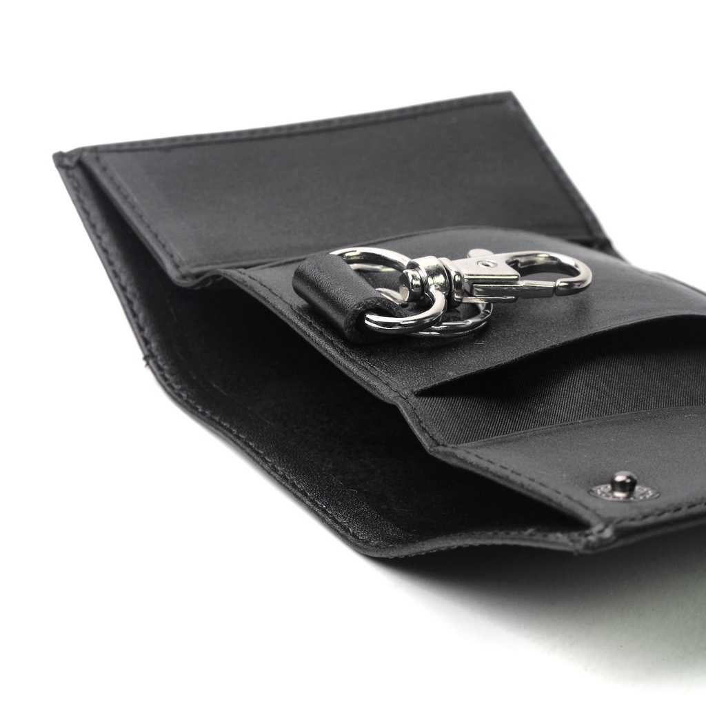 TOKOKOE - Dompet Gantungan Kunci Kulit Motor Mobil STNK Pria Wanita dengan Kotak Troy - Jake