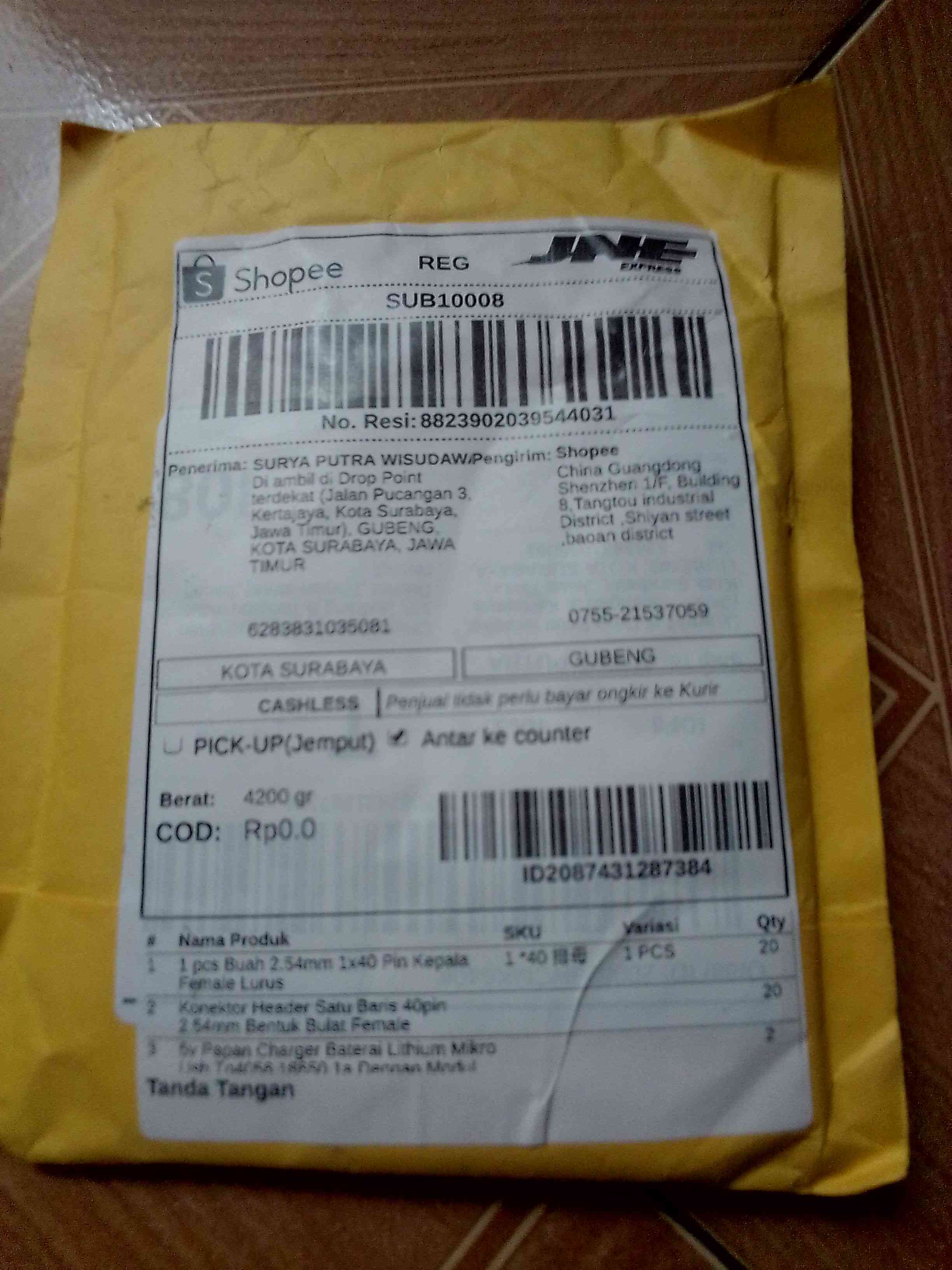 Xinxxin101 Konektor Header Satu Baris 40pin 2.54mm Bentuk Bulat Female