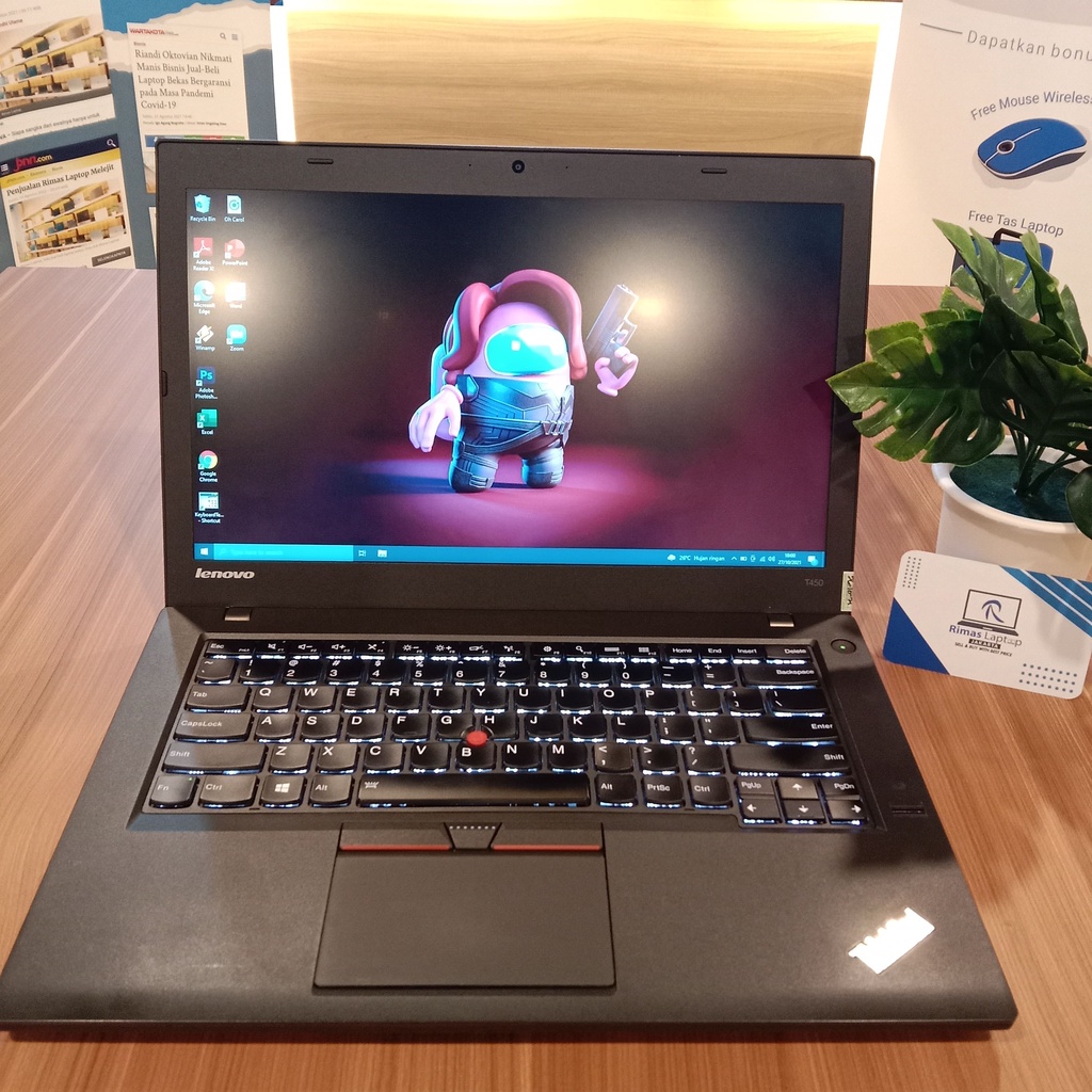 Lenovo Thinkpad i5 8 GB SSD 512GB Second Bekas