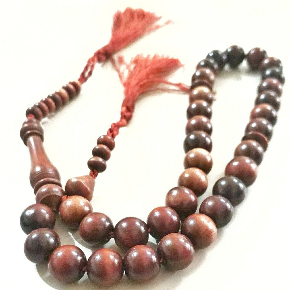 TASBIH KAYU STIGI 10MM 33BUTIR ASLI JAMINAN BERGARANSI