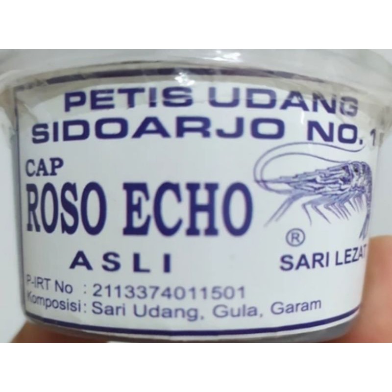 

Petis Udang Roso Echo 1 ons