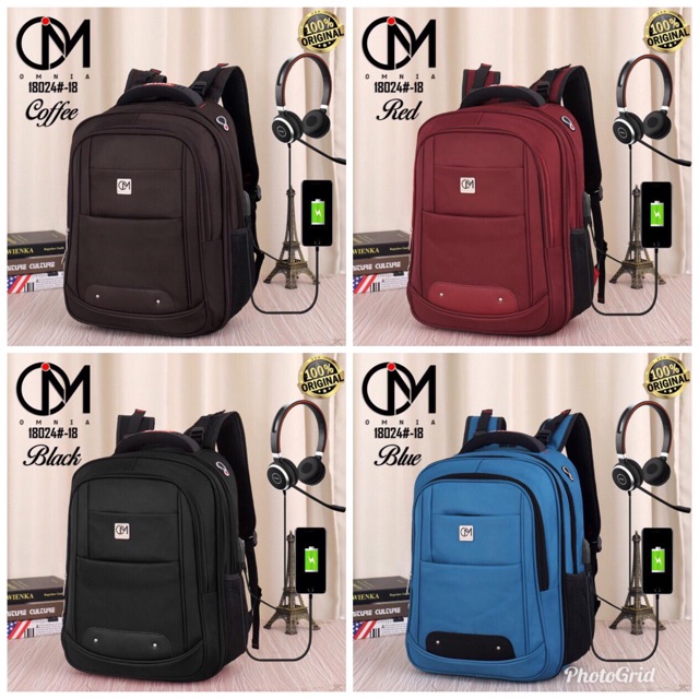 Tas pria tas ransel tas punggung OMNIA 18024 Original brand