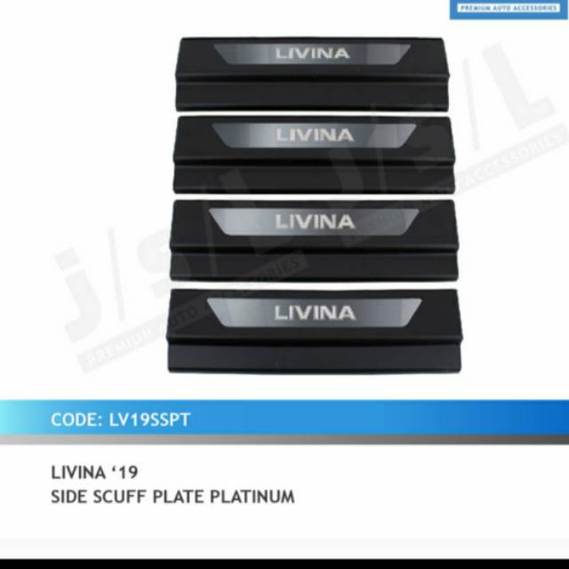 Sillplate samping all new Livina 2019 model platinum jsl