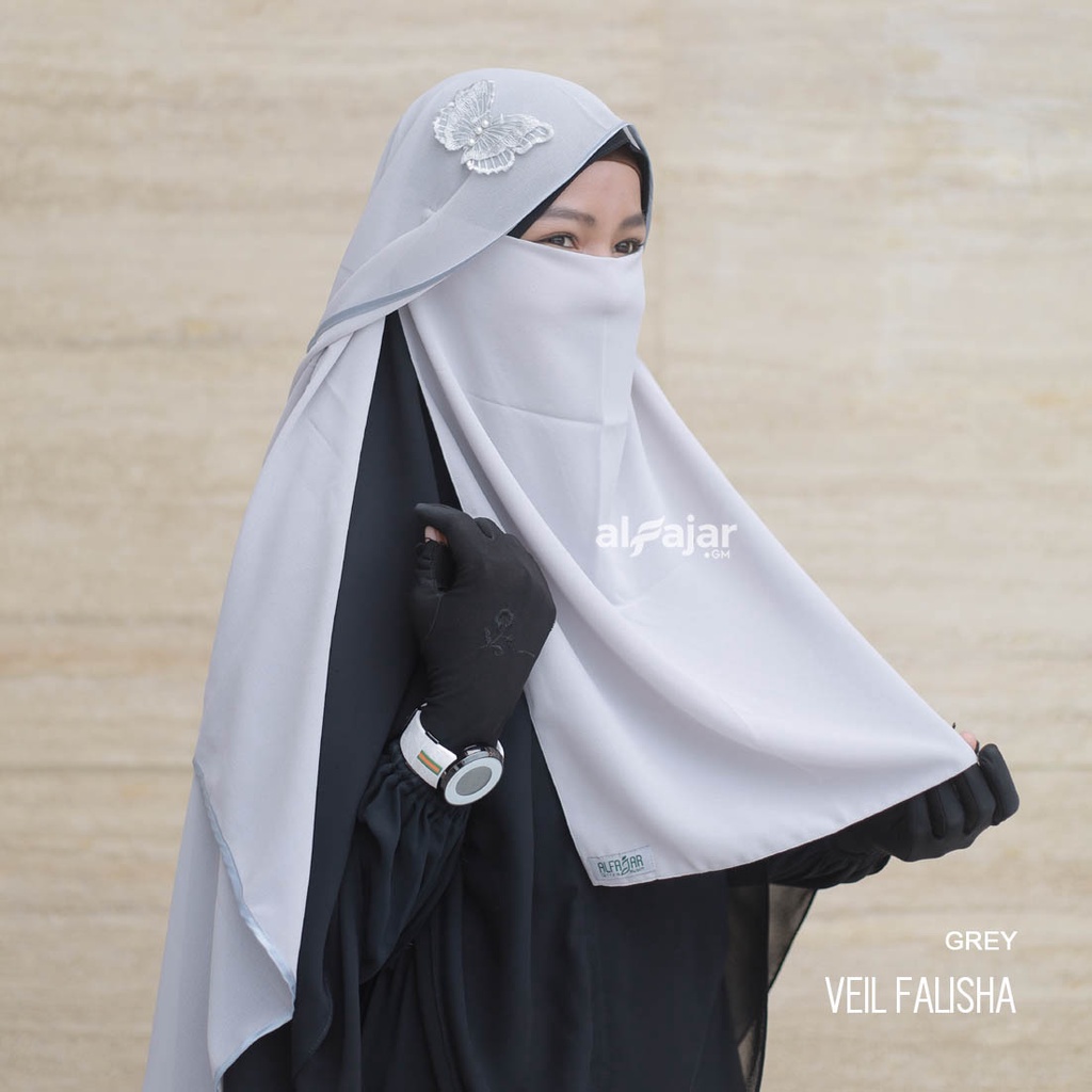 CADAR NIQOB BANDANA Veil Falisha Dua Layer by Alfajar