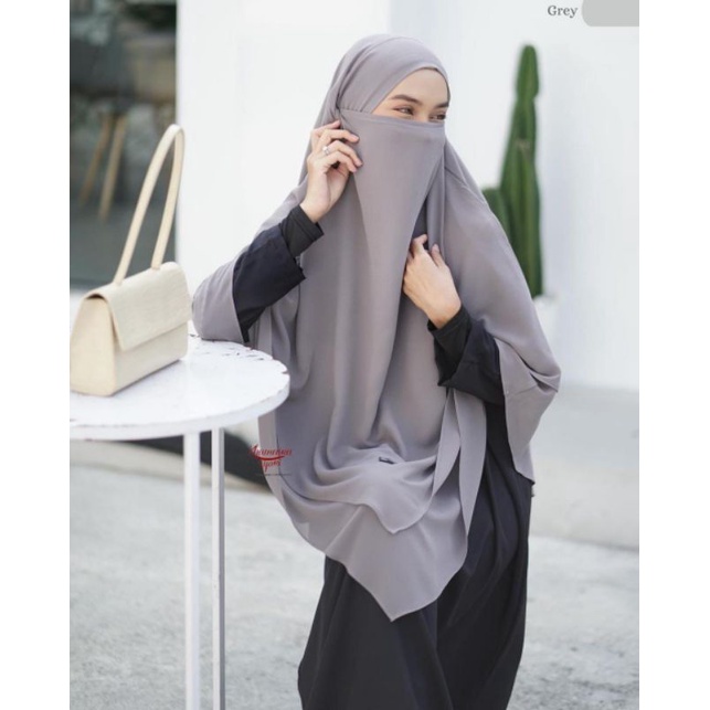 REALPICT FRENCH KHIMAR JUMBO/CADAR TALI NIQAB/NIQAB SYAR'I CADAR/FRENCH KHIMAR NEHA/FRENCKHIMAR SUPER JUMBO/FRENCH KHIMAR /FRENCH KHIMAR VIRAL