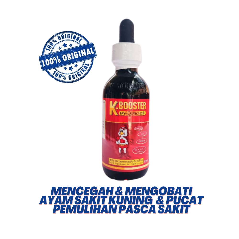 K-BOOSTER 50 ml - multivitamin obat ayam pucat