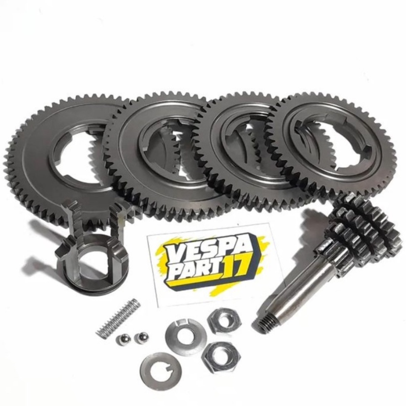 CI2207 VESPA SS 90CC 1970 Cif KIT FISSAGGIO PARAFANGO LATERALE 