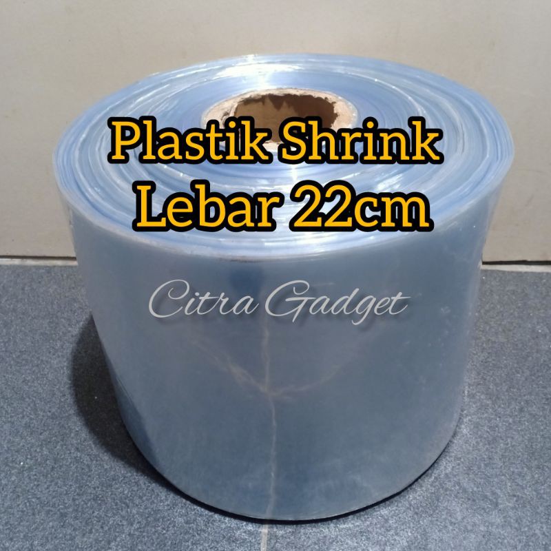 plastik Shrink lebar 22cm roll besar