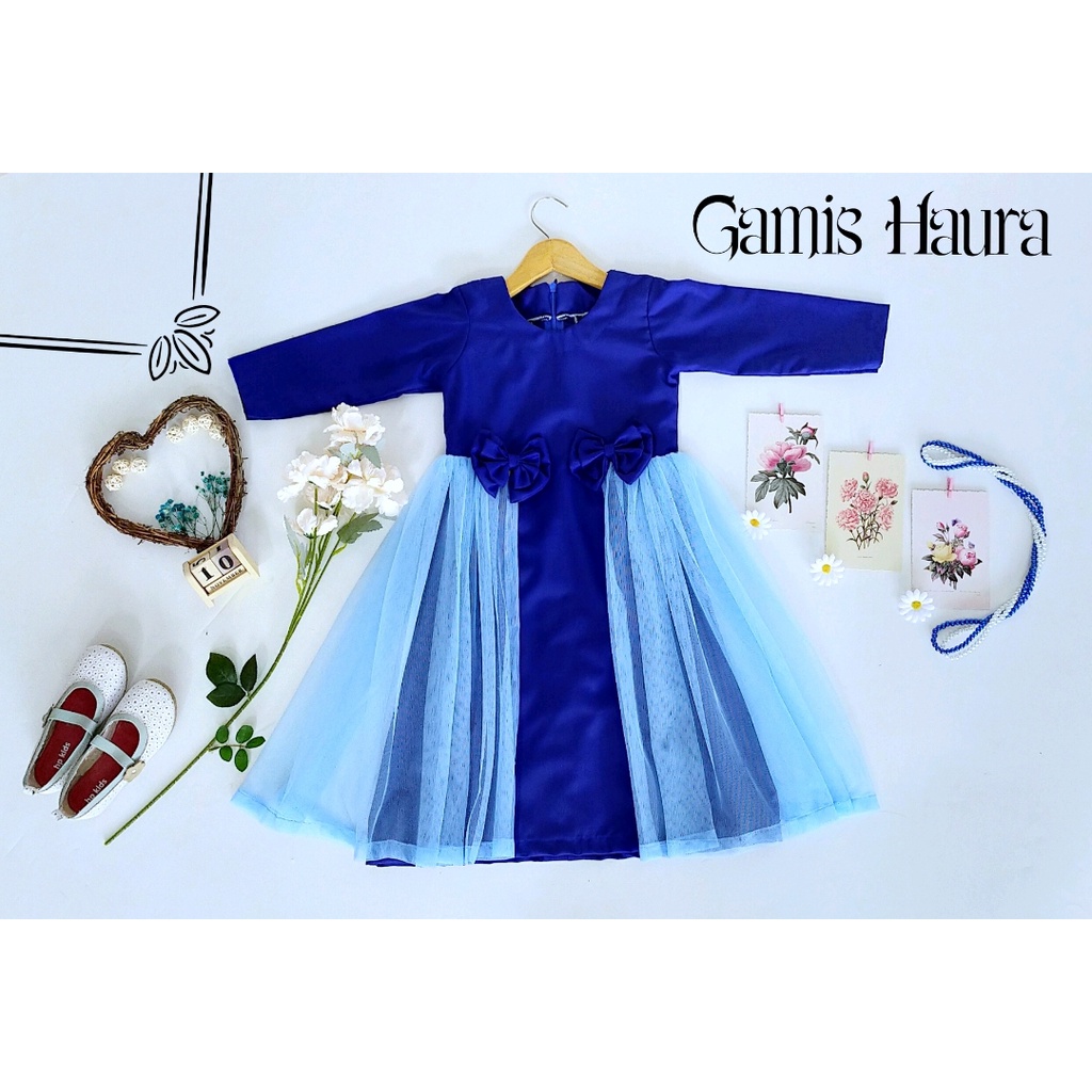 Gamis Haura Anak Unik/Busana Muslim/Gamis Anak murah meriah