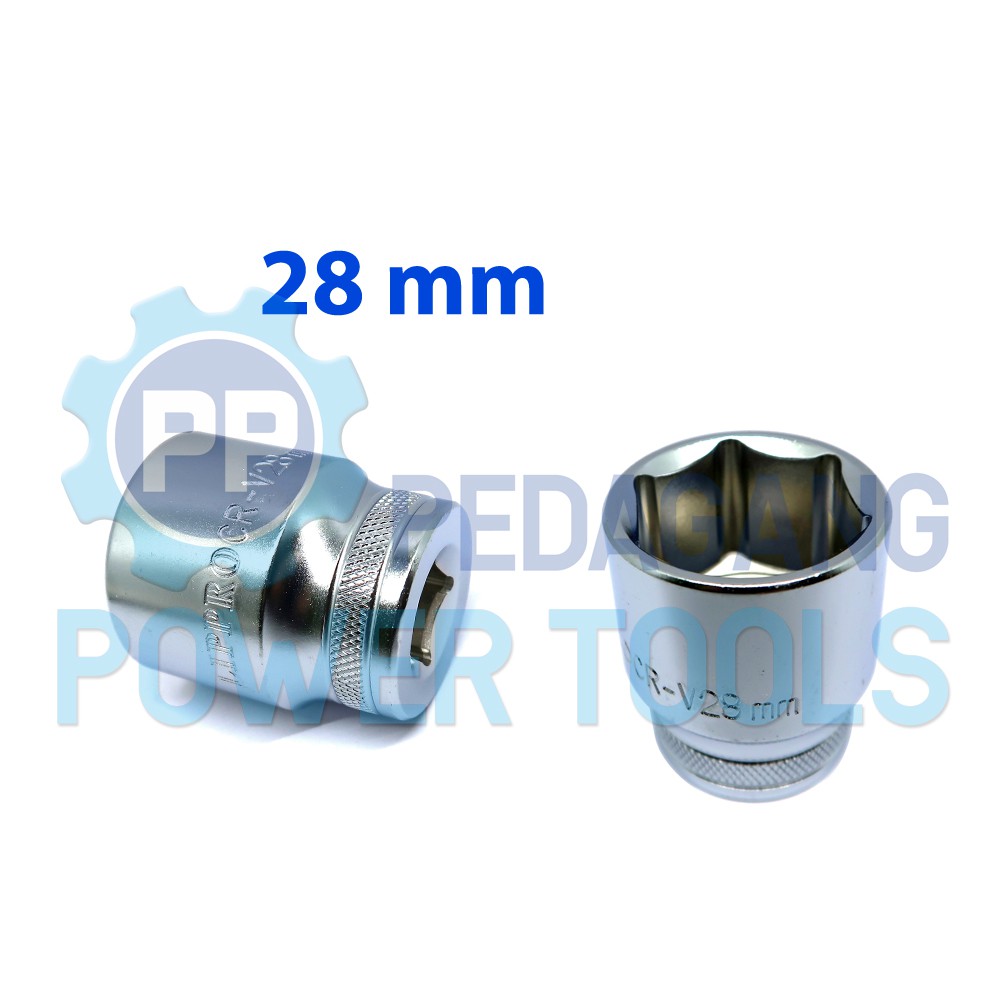 LIPPRO MATA SOK 1/2&quot; INCH 28 MM ANAK SOCK 6PT KUNCI SOCKET WRENCH HEX