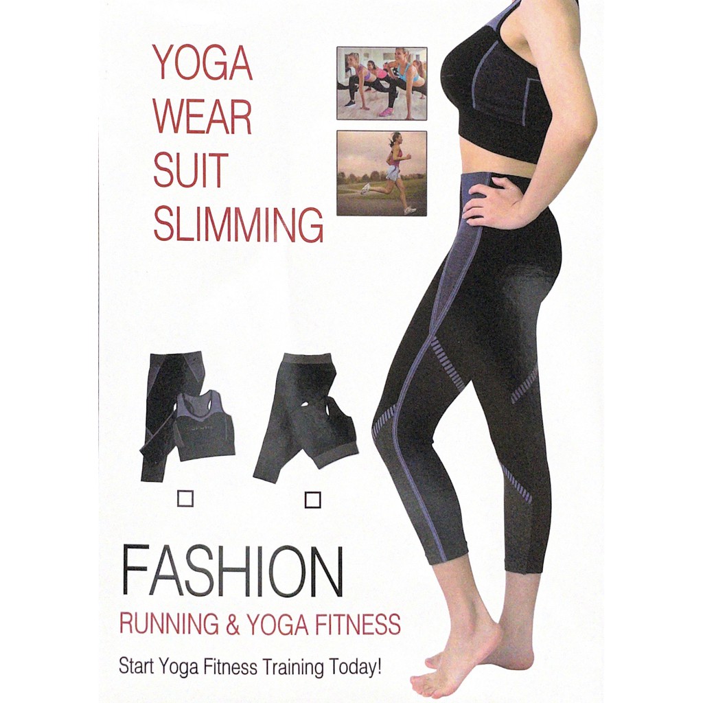 HB-805 freesize setelan baju yoga / baju yoga set / baju olahraga setelan