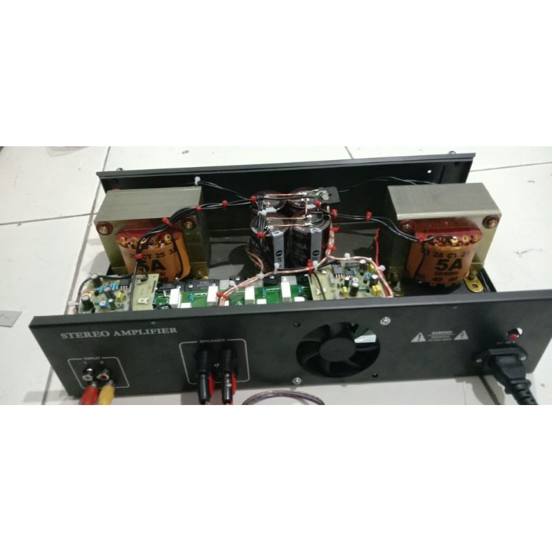 POWER AMPLIFIER RAKITAN 5A MURNI DOBEL TRAVO