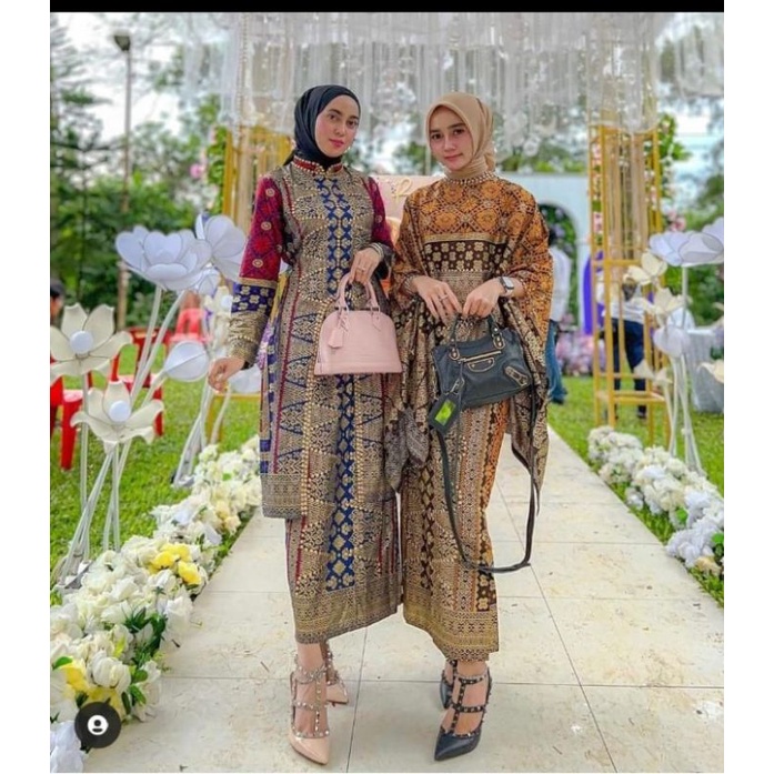 set batik songket terbaru-lasem Palembang-pakaian soima Songket Palembang