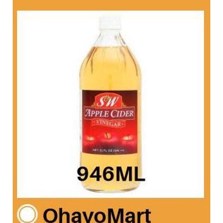 

TERMURAH SW | S&W Apple Cider Vinegar | Cuka Apel 946ml Kode 15