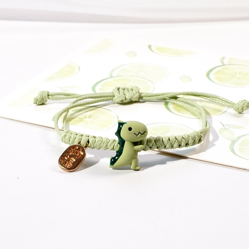 Gelang bear etnik bead Tali persahabatan Braided Bracelet/Friendship Adjustable Fashion Aksesoris-green