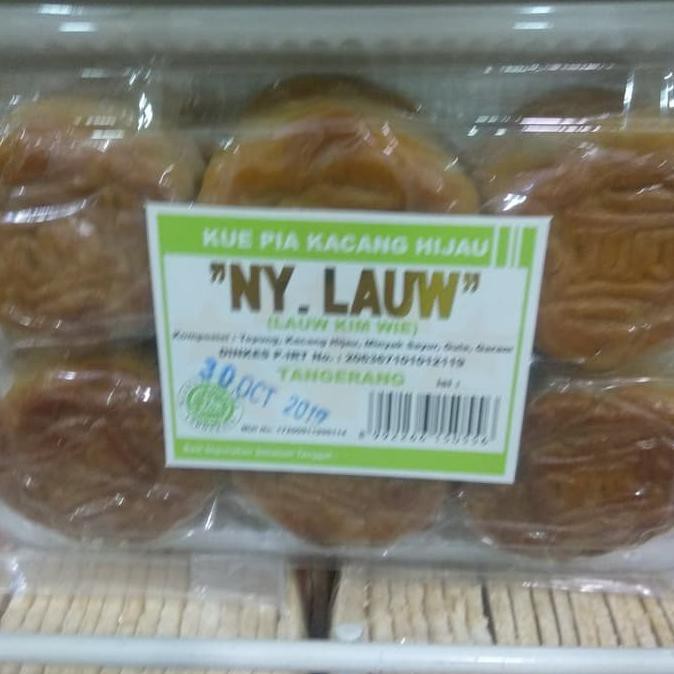 

Terlaris! Ny Lauw Kue Pia Kacang Hijau 12'S