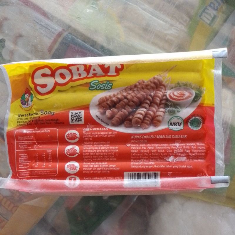 

Sobat Sosis Ulir Long isi 15 pcs 500gr