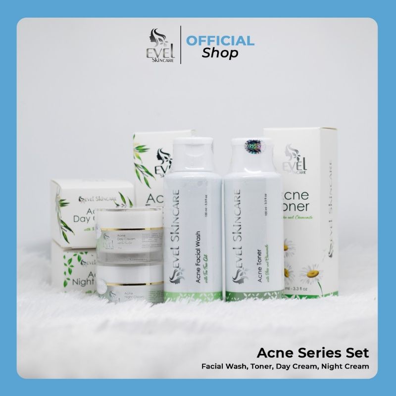 EVEL SKINCARE ACNE SERIES KEMASAN BARU